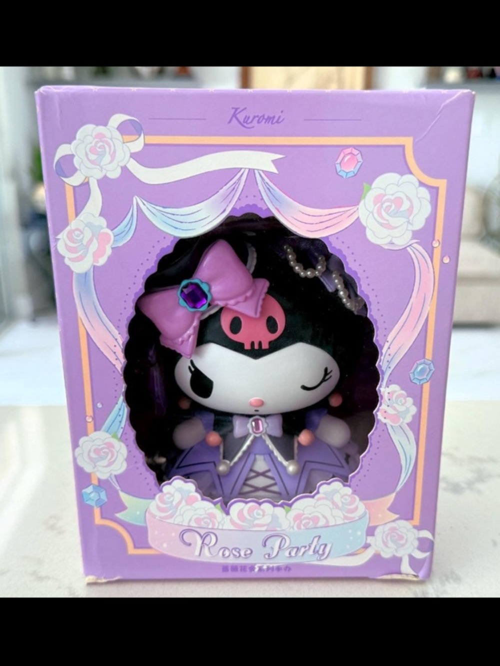 Miniso x Sanrio Kuromi "Rose Party" Large 6" Figure Victorian Gothic-Lolita Rare